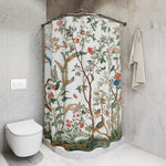 Bird toile Shower Curtains