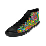 Keith Haring pop art figures Men's Classic Sneakers