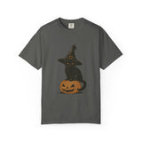 Halloween Cat T-Shirt, Spooky Black Cat Tee