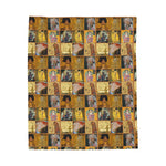 Gustav Klimt Velveteen Plush Blanket