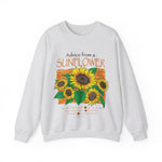 Advice from a Sunflowers Sweatshirt