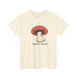 Made of Magic Unisex Heavy Cotton Tee – Whimsical Mushroom Graphic Shirt
