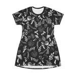 Dark Night Forest T-Shirt Dress