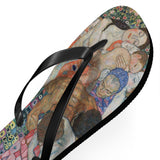 Gustav Klimt Death and Life Flip Flops