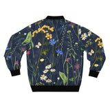 Vintage Botanical Bomber Jacket