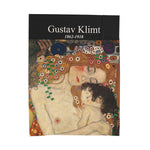 Gustav Klimt Velveteen Plush Blanket