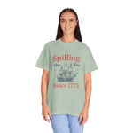 Spilling the Tea T-shirt, Fun Gift for Tea Lovers
