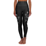 Skull & Butterfly Yoga Leggings