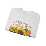 Advice from a Sunflowers Sweatshirt