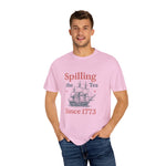 Spilling the Tea T-shirt, Fun Gift for Tea Lovers