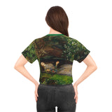 Ophelia - John Everett Millais, 1852 - crop top Tee