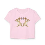 Y2K Rabbit Print Baby Tee