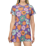 Groovy Pumkins T-Shirt Dress