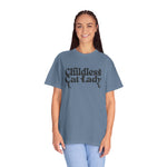 Childless Cat Lady Black Cat T-shirt