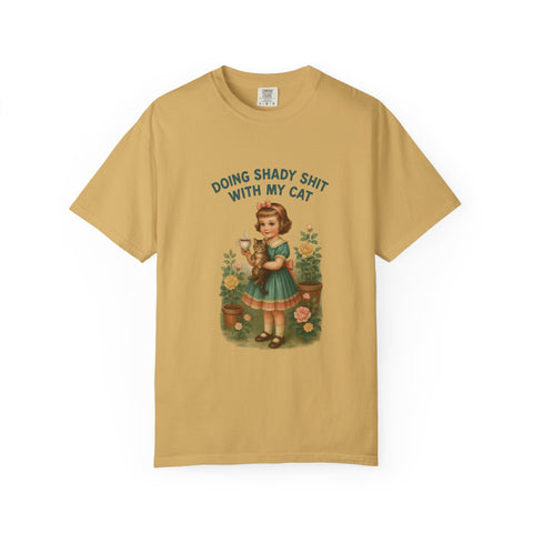 Whimsical Cat T-Shirt, Fun Graphic Tee, Gift for Cat Lovers, Cute Casual Wear, Unique Birthday Present