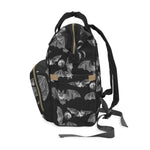 Goth Moth Bag ,Witchy Backpack, Cooler Boho Moms