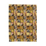 Gustav Klimt Velveteen Plush Blanket