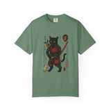 Artistic Cat Graphic T-Shirt, Unisex Tee, Animal Lover Gift