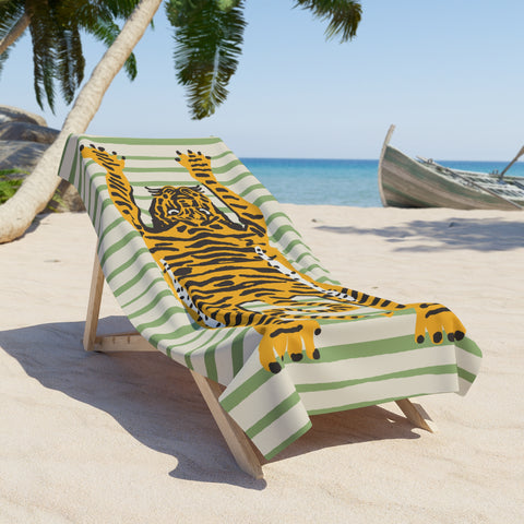 Tiger Beach Towel