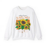 Advice from a Sunflowers Sweatshirt