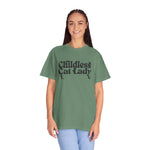 Childless Cat Lady Black Cat T-shirt