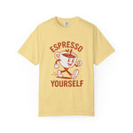 Espresso Yourself T-Shirt, Funny Coffee Tee