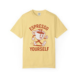 Espresso Yourself T-Shirt, Funny Coffee Tee