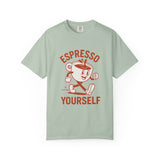 Espresso Yourself T-Shirt, Funny Coffee Tee