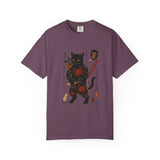 Artistic Cat Graphic T-Shirt, Unisex Tee, Animal Lover Gift