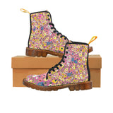 Floral Women's Canvas Boots