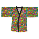 Keith Haring Long Sleeve Kimono Robe