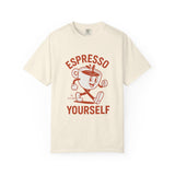 Espresso Yourself T-Shirt, Funny Coffee Tee