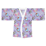 Butterfly Kitten  Kimono Robe