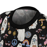 Groovy Ghosts Shirt ,Hippie Disco Ghost T-shirt