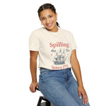 Spilling the Tea T-shirt, Fun Gift for Tea Lovers