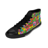 Keith Haring pop art figures,Women's Sneakers