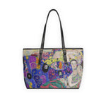 Gustav Klimt The Virgins  PU Leather Shoulder Bag