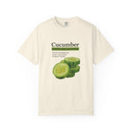 Cucumber Graphic T-shirt, Funny Vegetable Tee