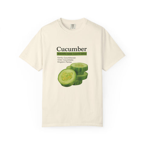 Cucumber Graphic T-shirt, Funny Vegetable Tee