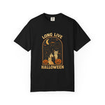 Cute Halloween Cat T-Shirt,Long Live Halloween Tee