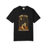 Cute Halloween Cat T-Shirt,Long Live Halloween Tee
