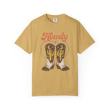 Howdy Cowboy Boots T-Shirt