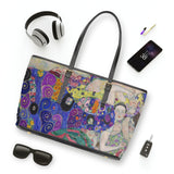 Gustav Klimt The Virgins  PU Leather Shoulder Bag