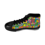 Keith Haring pop art figures Men's Classic Sneakers