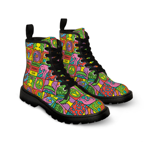 Keith Haring NY Women's Canvas Boots