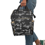 Goth Moth Bag ,Witchy Backpack, Cooler Boho Moms