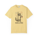 Fun Feral & Free Raccoon T-shirt