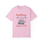 Spilling the Tea T-shirt, Fun Gift for Tea Lovers