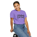 Childless Cat Lady Black Cat T-shirt