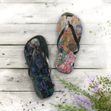 Gustav Klimt Death and Life Flip Flops